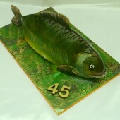 233. Modelovaný dort – kapr