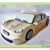 148. Modelovaný dort – osobní sportovní auto