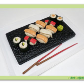 200. Marcipánový modelovaný dort ” Sushi set “