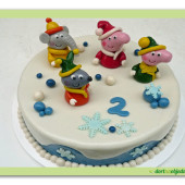519. Dort Peppa s kamarády v zimě