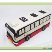 564. Modelovaný dort – autobus