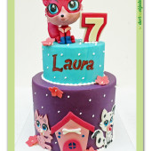 637. Patrový dort – Littlest Pet Shop