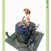 691. Harry Potter – Dobby – dort s modelacemi